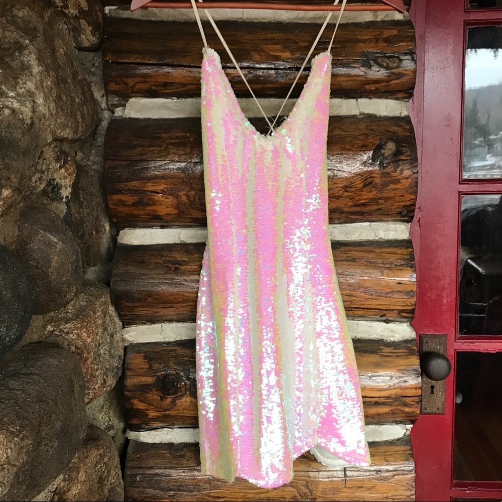 Stunning sequin evening dress✨🥰 size 0